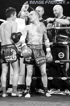 2011-04-30 Ring Rules 0176 Muay Thay - 55kg - Simone Caristo ITA - Christian Lusabio ITA